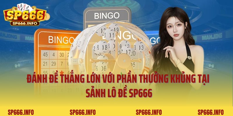 Đánh đề thắng lớn với phần thưởng khủng tại lô đề SP666