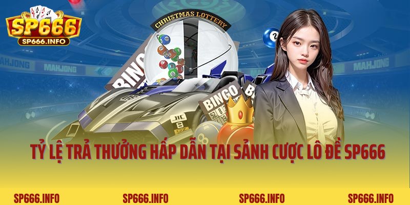 Tỷ lệ trả thưởng hấp dẫn tại sảnh cược lô đề SP666 online